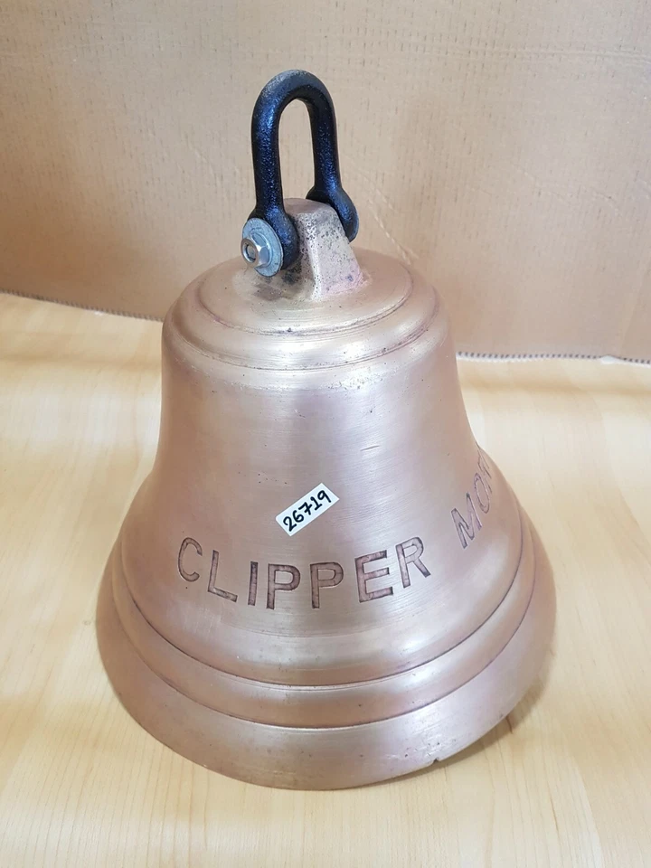 Clipper morning bell ship brass bell antique - Image 1 of 4