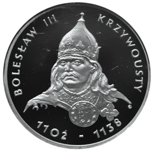 POLAND 200 Zlotych 1982-MW Silver NGC PF63 King Boleslaw III Krzywousty - Picture 1 of 4