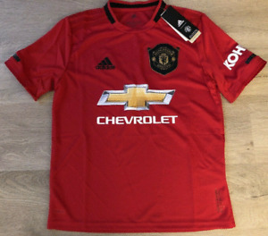 adidas MANCHESTER UNITED DW4138 Youth Home Soccer Jersey - Red - Size Large   