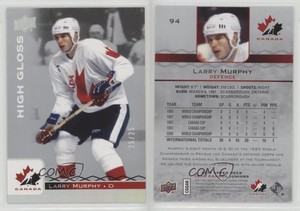 2017 Upper Deck Team Canada Juniors High Gloss /25 Larry Murphy #94 HOF