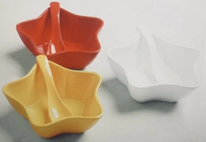 Melamine Ice cream 1PC Star shaped  Baby Salad fruit  Dessert small Bowl+Spoon - Picture 1 of 8