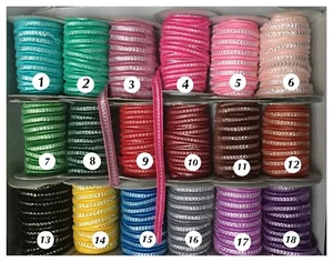 10 mm Samtband-Weihnachtshandwerk-Nähen-Schneiderei-Geschenkverpackung-Handwerk - 18 Farben - Bild 1 von 3
