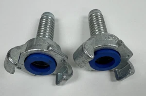 4pc Twist Lock Air Pneumatic 3/4” Hose Barb Fitting Coupling Set - Picture 1 of 6