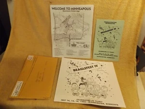 Envelope of BEAGLEFEST IV Materials Celebrating 45 Years! 1995 PEANUTS - SNOOPY - Picture 1 of 6
