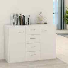 Wooden Buffet Sideboard Cabinet Storage Cupboard Drawers Hallway Table White