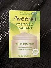 Aveeno Positively Radiant Gel Moisturizer, 1.7 oz Hydrates W/ Hyaluronic Acid