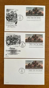 3)US #UX78 GEORGE ROGERS CLARK FT. SACKVILLE FDC ARTMSTR/ARTCRFT/UNCACHET 1979 - Picture 1 of 8