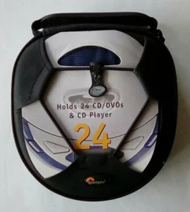 CD DVD Blue-Ray Carry Case Storage Wallet Holder Black Case Holds 24 CDs approx - Picture 1 of 1