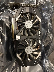 MSI GeForce GTX 1060 6GT OCV1 - 6GB GDDR5 192-bit 8008 MHz, Dual Fan GPU - Used - Picture 1 of 3
