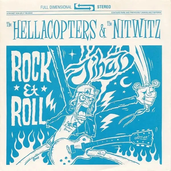 The Hellacopters / Nitwitz Rock & Roll Jihad CLEAR VINYL Vinyl Single 7inch - Bild 1 von 1