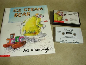 ICE CREAM BEAR Cassette & Book 1998 SCHOLASTIC Vintage Audio - Picture 1 of 4
