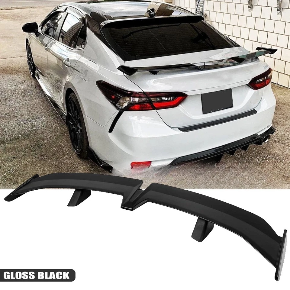 For Toyota Camry SE 55" Rear Trunk Spoiler PRO Racing Rear GT Wing Gloss Black Foto 1 de 4