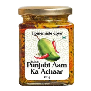 Homemade Love - Punjabi Mango Pickle (250 GMS) Free Shipping World Wide - Picture 1 of 4