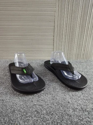Chanclas Sanuk Hombres 12 Negras Cerveza Acogedoras 2 Informales Sin Cordones Prendas de Aire Relajadas Verano Foto 1 de 4