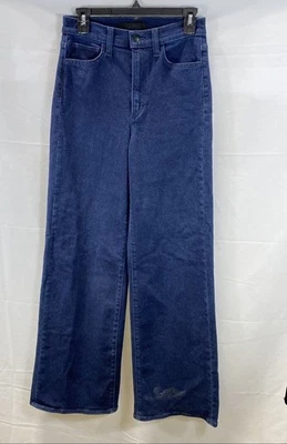 Pantalones de mezclilla para mujer Joe's azules nuevos con etiquetas The Mia Cinema tiro alto pierna ancha talla 27 Foto 1 de 4