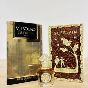 Vintage MITSOUKO GUERLAIN PARFUM 1/4 fl oz / 7.5 ml Unopened WITH BOX NEW - Picture 1 of 9