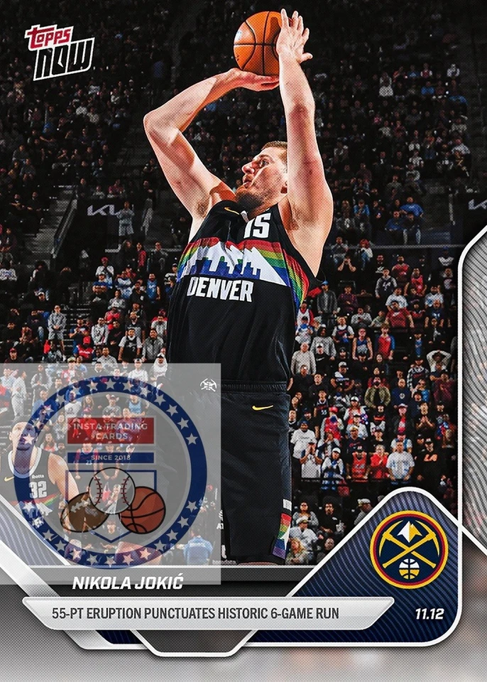 **PRE SALE** Nikola Jokić - 2025-26 NBA Topps NOW® - Card 51 - Image 1 of 1