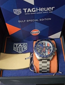 TAG Heuer Formula 1 Special Edition Gulf Men's Blue Watch - CAZ101AT.BA0842 - Picture 1 of 5