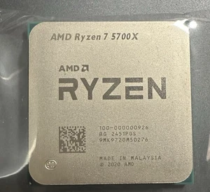 Processeur CPU AM4 AMD Ryzen 7 5700X 8 cœurs 16 threads 3,4 GHz socket boîte ouverte - Photo 1/2
