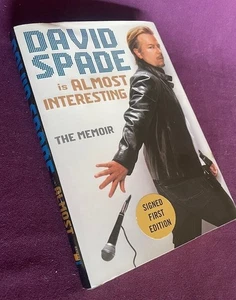 David Spade Signed Book Almost Interesting The Memoir H/C First edition - Picture 1 of 9
