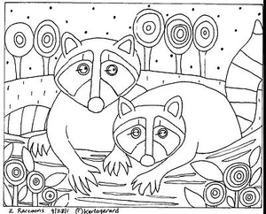 2 Mapacos ALFOMBRA DE ENGANCHE PATRÓN DE PAPEL ARTESANAL Arte Popular Abstracto Karla Gerard - Imagen 1 de 4