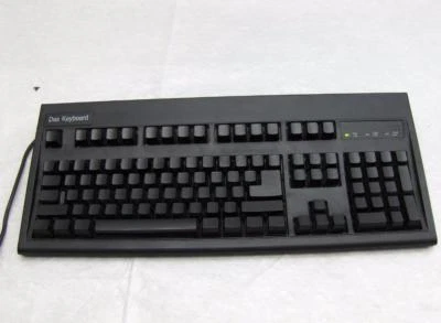 Das Keyboard DKI-USB Semi-Mechanical USB Black Training Blank Keys Practice - Image 1 of 3