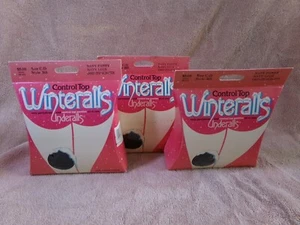 3 Pantimedias Control Top Winteralls By Underalls 1985 talla CD azul marino estilo 385 - Imagen 1 de 9