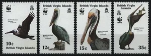 Isole Vergini 1988 - Michel n. 637-640 ** - MNH - uccellini / uccellini - Foto 1 di 1