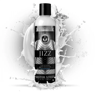 Lubricante lubricante a base de agua Master Series Jizz Cum perfumado semen 8 oz Foto 1 de 4