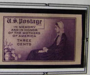 US 3¢ stamp SC #754, Mothers of America 1934 imperforated - Picture 1 of 1