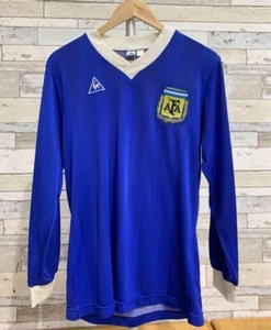 Argentina 1986 Long Sleeve Jersey Le Coq Sportif XL Mens Retro Shirt Rare Authen - Picture 1 of 6