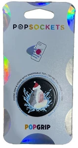 PopSockets PopGrip Shark Ate Santa Swappable Grip Phones & Tablets Holder Stand - Picture 1 of 3