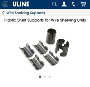 ULine H-1205-SPRT Kunststoff Regalträger für Drahtregale BRANDNEU 4er Pack - Bild 1 von 1