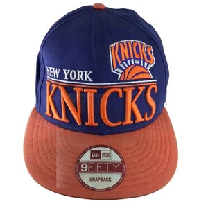 New Era 9Fifty New York Knicks Logotipo Bordado NBA Baloncesto Snapback Sombrero - Imagen 1 de 8