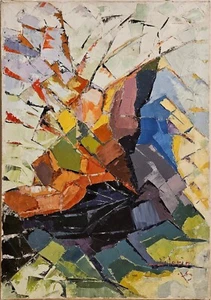 Mario Di Iorio, Olio Su Tela, 1975, 50x35 Cm. - Foto 1 di 13