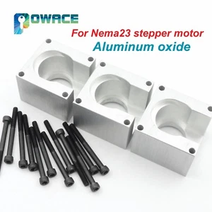 3 piezas soporte de soporte de motor paso a paso Nema23 57 + tornillo de ajuste de instalación 12 piezas - Imagen 1 de 8