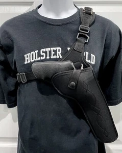 For MAGNUM RESEARCH BFR 44/45/410 7.5," Right Hand CHEST Holster with Ammo Loops - Picture 1 of 5
