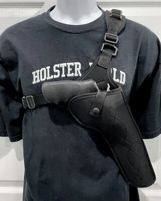 CEBECI ARMS For COLT ANACONDA .44 MAG 8," Right Hand CHEST Holster with Ammo Loops