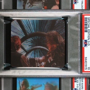 💎 PSA 10 1997 Star Wars Trilogy 3-D Complete Set! RARE! Lenticular motion cards - Picture 1 of 11