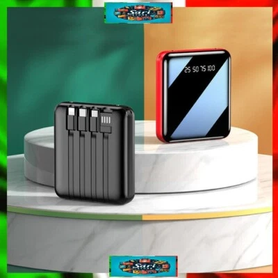 Power Bank LED Display - Batteria Portatile Multi Uscite USB Type-C iPhone 2A - Immagine 1 di 4