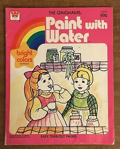 VTG 1979 The Ginghams Paint with Water Coloring Book Whitman Book - Picture 1 of 7