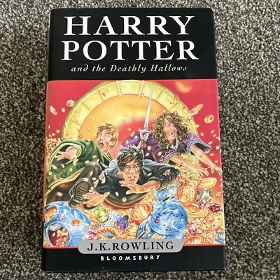 Harry Potter and the Deathly Hallows FIRST EDITION Book hardback J.K Rowling ID - Image 1 of 4