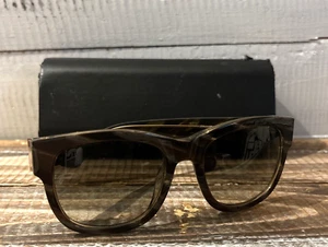 Balenciaga Sunglasses BA 69 62B Brown Horn / Gradient Smoke Made In Italy - Picture 1 of 11