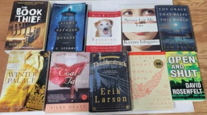 Mixed Lot of 10 softback Novels A5 - Picture 1 of 6