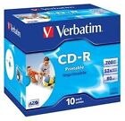 100 Verbatim Rohlinge CD-R full printable 80Min 700MB 52x Jewelcase