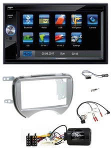 Blaupunkt SD USB TMC Bluetooth 2DIN Lenkrad Navigation für Nissan Micra 2010-201 - Picture 1 of 10