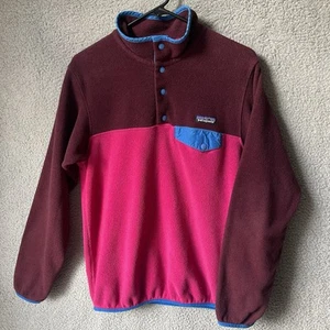 Patagonia Damen leichter Synchilla Snap-T Pullover Gr. Medium Color Block - Bild 1 von 7