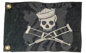 Custom JACKASS SAILOR Safety Flag ATV UTV SAILBOAT Recumbent trike KAYAK CAR - Picture 1 of 6