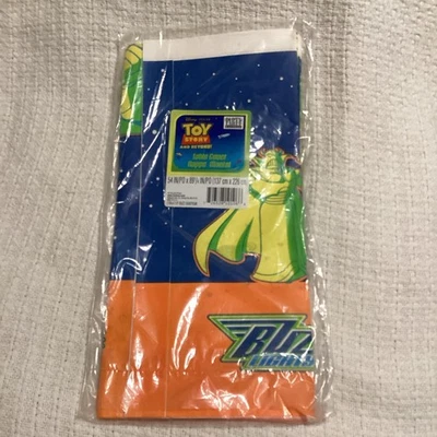Vtg Disney Toy Story Party Paper Tablecover Tablecloth Zurg Buzz  Aliens NIP - Image 1 of 4