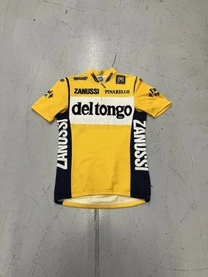 Camiseta deportiva de ciclismo Santini Del Tongo Pinarello de colección MEDIANA hecha en Italia bicicleta velocímetro Foto 1 de 4